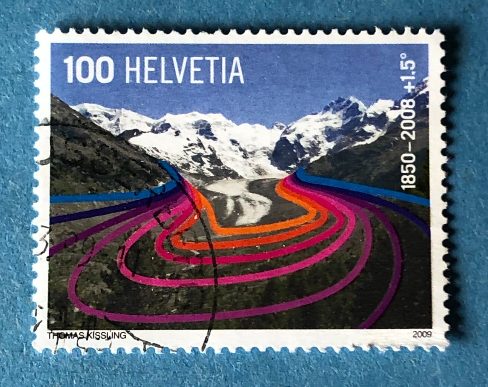 Alle Briefmarken: Nr. 1300  Morteratschgletscher GESTEMPELT 2009    – Gebraucht aus Aarau von Billa007