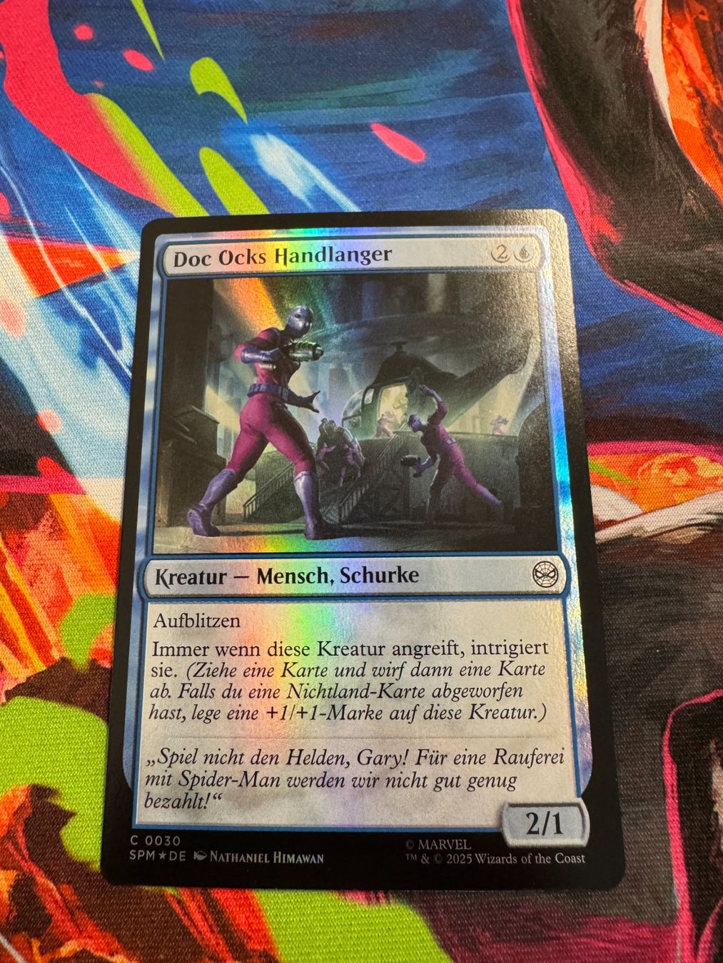 Magic The Gathering Carte collezionabili: Doc Ocks Handlanger - Foil - Marvel's Spider-Man - Magic – Nuovo (secondo la descrizione) da Bülach venduto da Pfrenzel