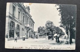 Lausanne - Avenue du Théâtre/Cafe Restaurant ca. 1907