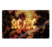 AC/DC 🔥🎸 Coole Flagge / Fahne - Neu & Original!