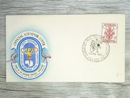 TR80 Enveloppe + Timbre Australie 1956