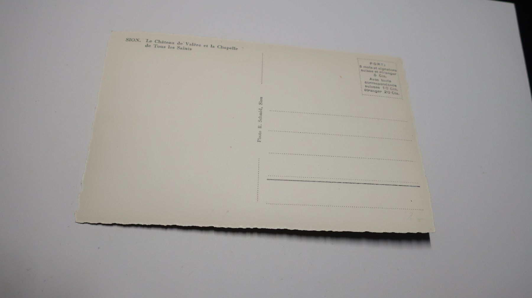 Cartoline postali: Sion le Château de Valère – Usato da Cormoret venduto da Pascalll2001 3