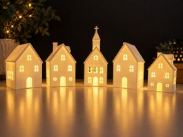 Village de Noël lumineux