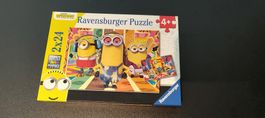Ravensburger Kinderpuzzle Minions 2x24 Teile ab 4 Jahren