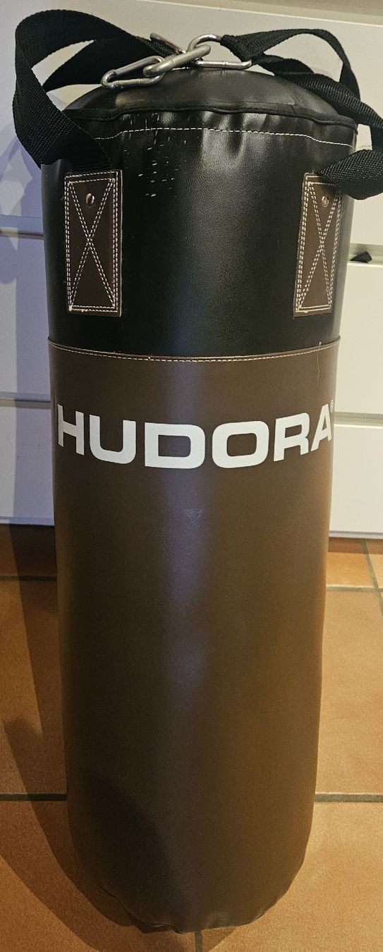 Sacchi da boxe: Boxsack Hudora schwarz braun   – Nuovo (secondo la descrizione) da Oberbipp venduto da Marci.A. 1