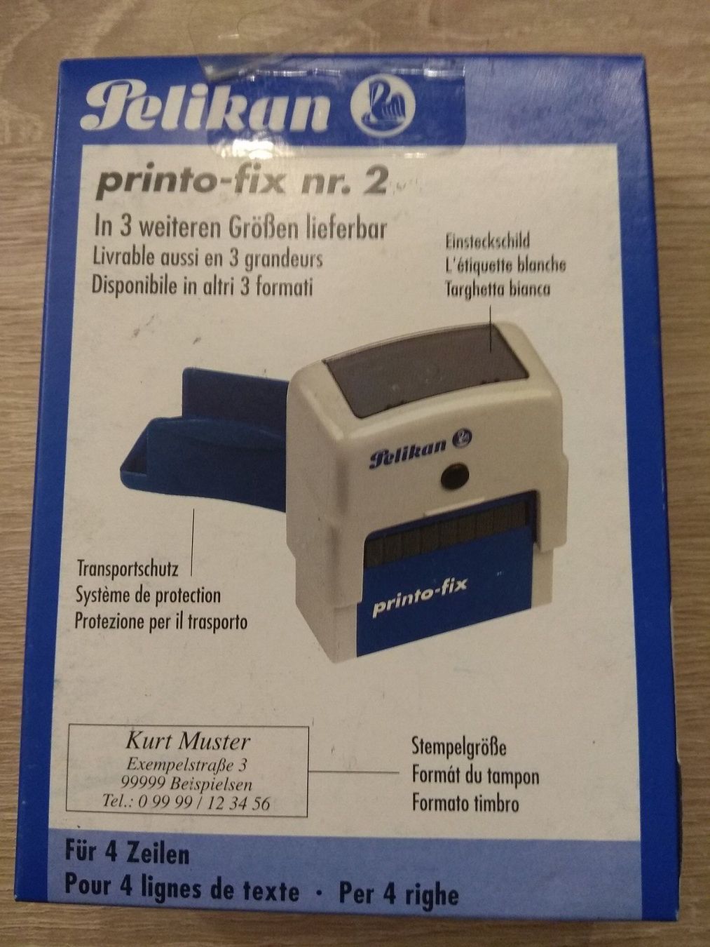 Timbri: Stempel Pelikan printo-fix nr. 2 – Nuovo e nell'imballaggio originale da Münchenbuchsee venduto da Daniel0133 1