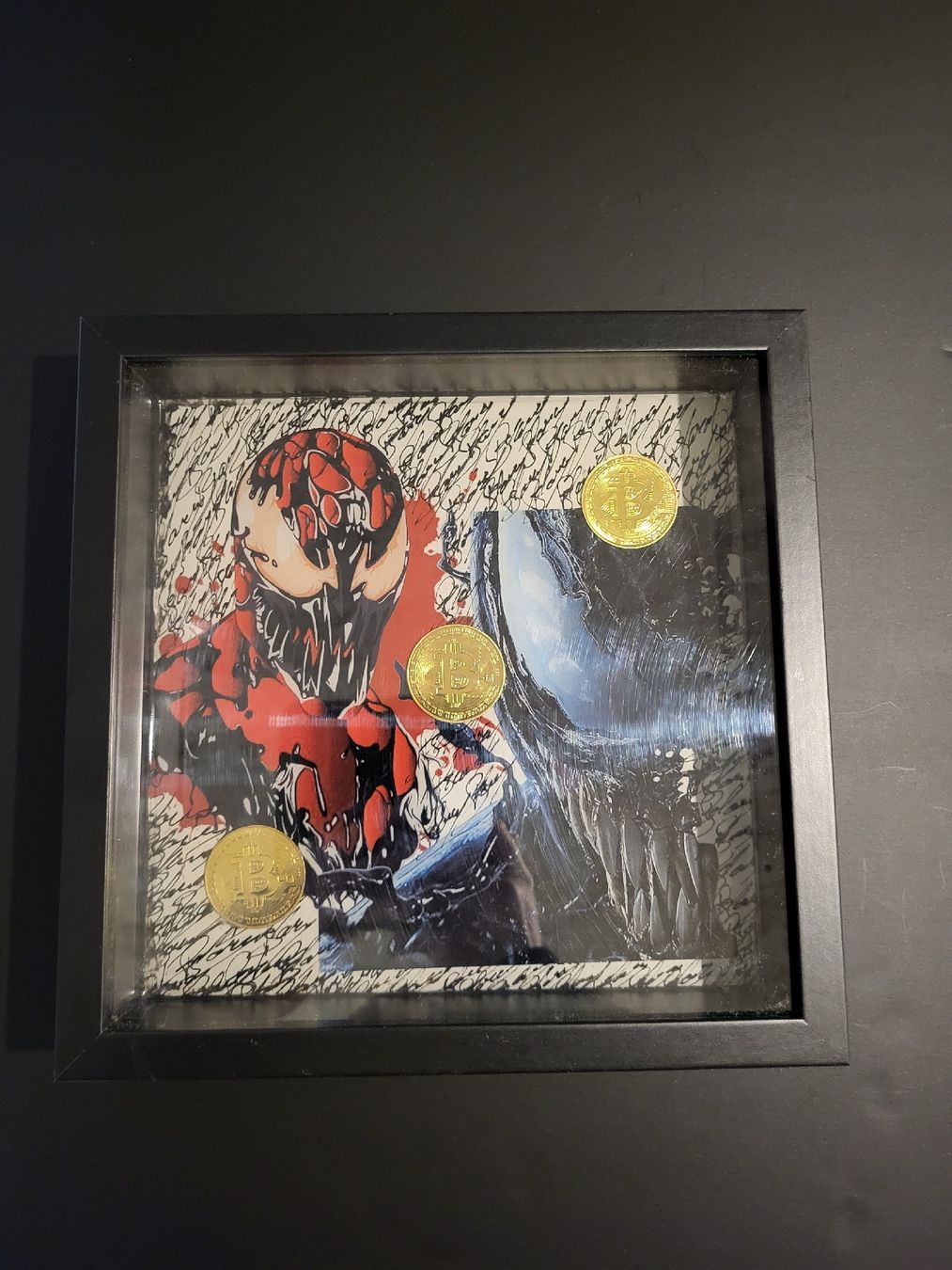 Alle Münzen: Carnage & Venom - Tableau Déco Crypto-monnaie Bitcoin – Neu und originalverpackt aus Cheseaux-Lausanne von ped_ccj9