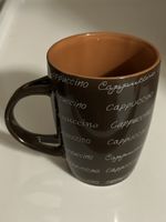 Cappuccino Tasse braun und beige ideal für den Herbst-Kaffee