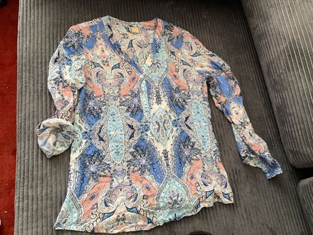 Chemise femme imprimée style Bohème taille M bon état