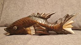 Holz Fisch Deko
