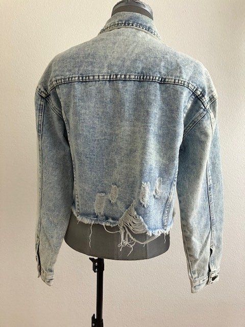 Jacken: Veste en jean tendance, Taille XS – Gebraucht aus Marin-Epagnier von rchouchouu 1