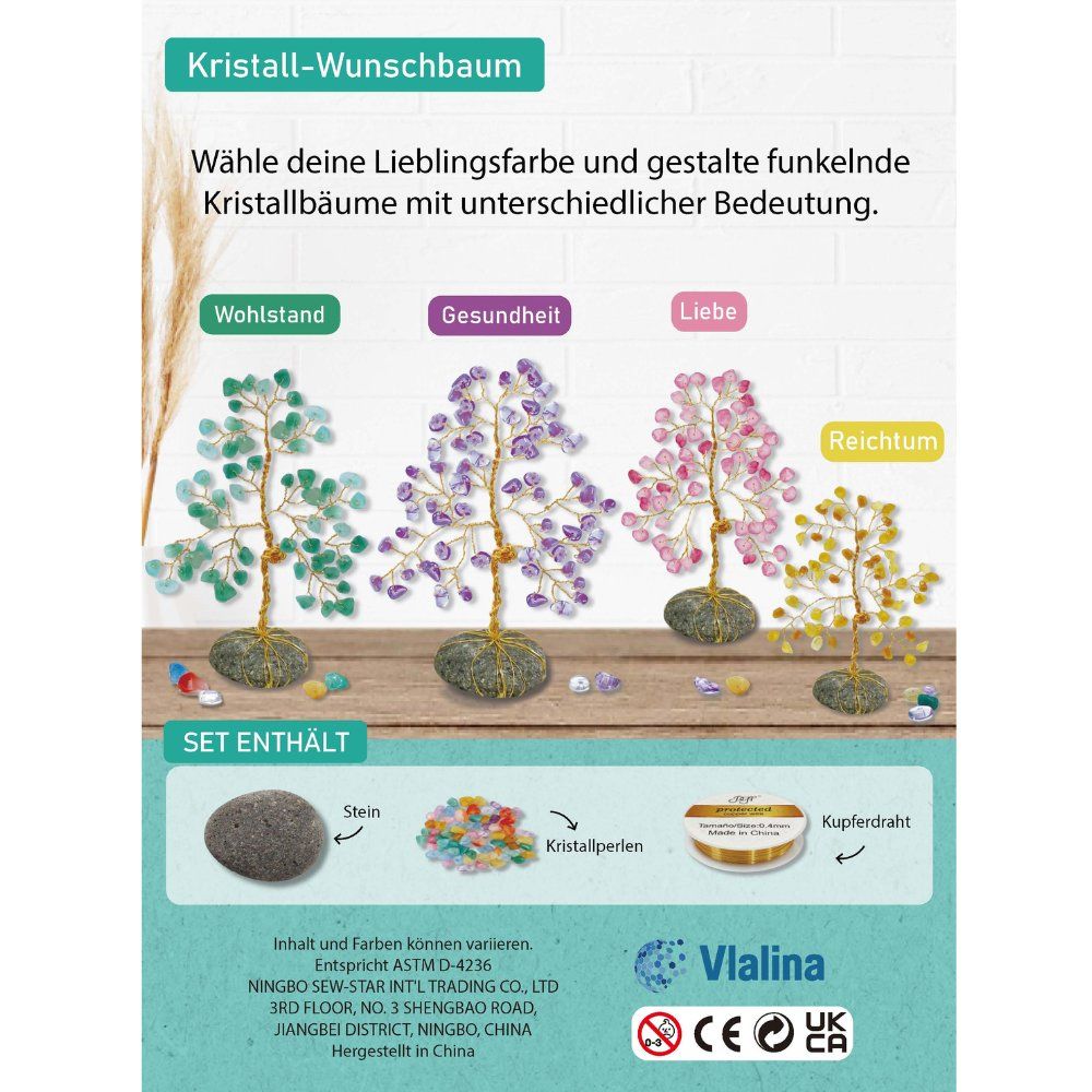 Kits de loisir créatif: Gestalte deinen eigenen Edelstein-Wunschbaum – Neuf avec emballage d'origine à Flawil par r.auto 1