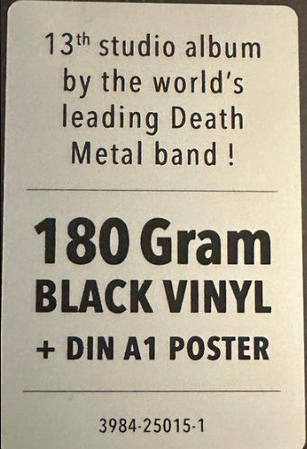Dischi in vinile: Vinyle Cannibal Corpse A Skeletal Domain - Limited Edition – Nuovo (secondo la descrizione) da Etoy venduto da vin_hss9 2