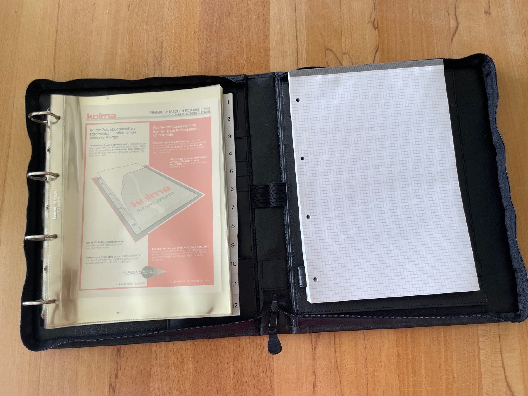 Valigie & Borse: Ringbuch Mappe A4 Leder (2) – Nuovo (secondo la descrizione) da Madiswil venduto da Stratosteve 1