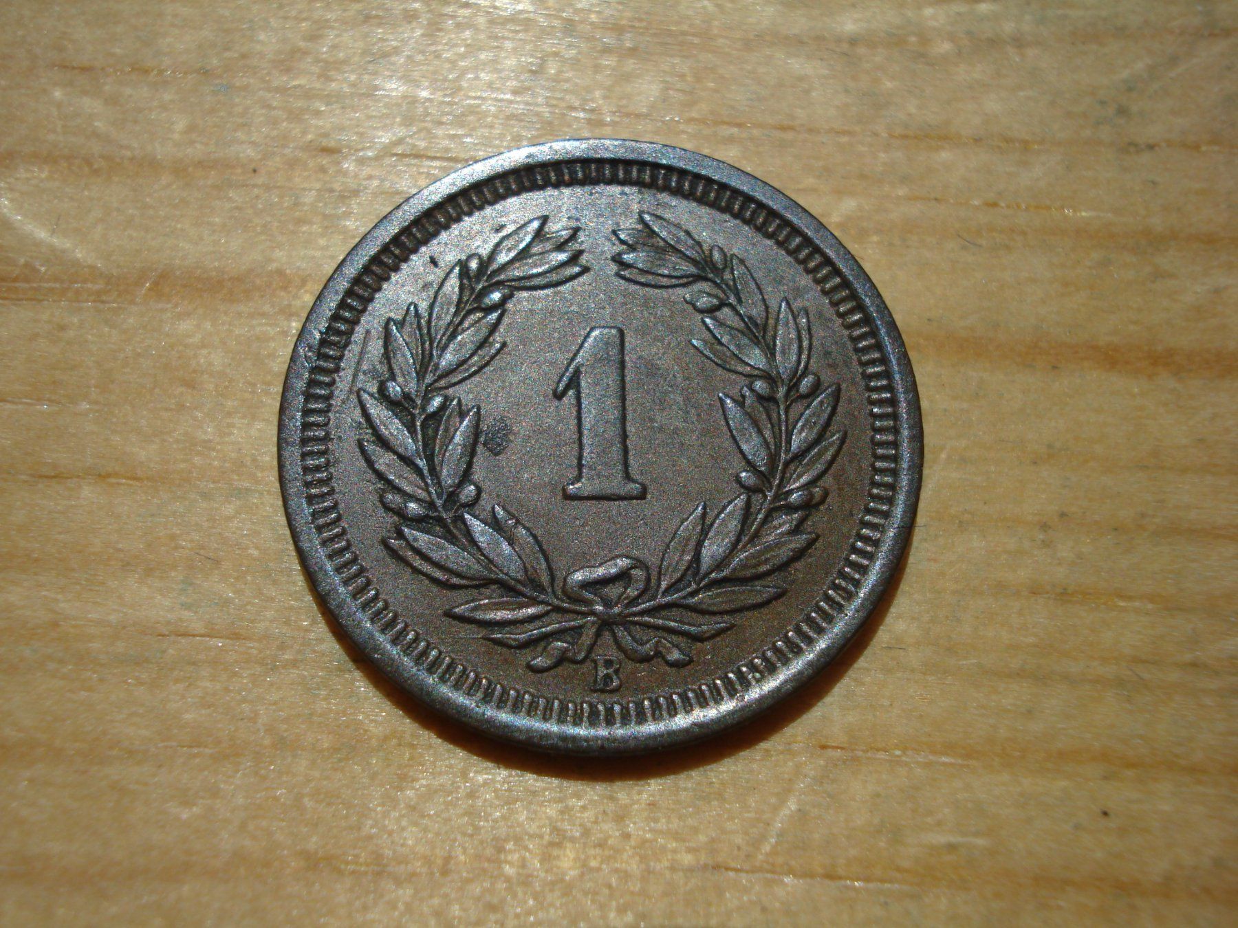 Alle Münzen: (H3) 1 Rappen 1883 UNZ- – Gebraucht aus Erlach von Net-Coins 1
