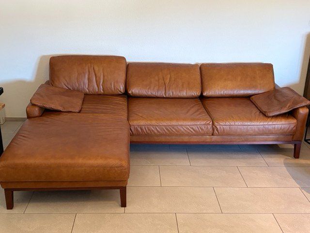 Divani: Ecksofa HORLEY mit Longchair – Usato da Schleinikon venduto da mos_wn6y
