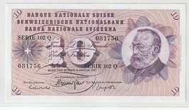 10 FRANCHI - 6 GENNAIO 1977 - SVIZZERA