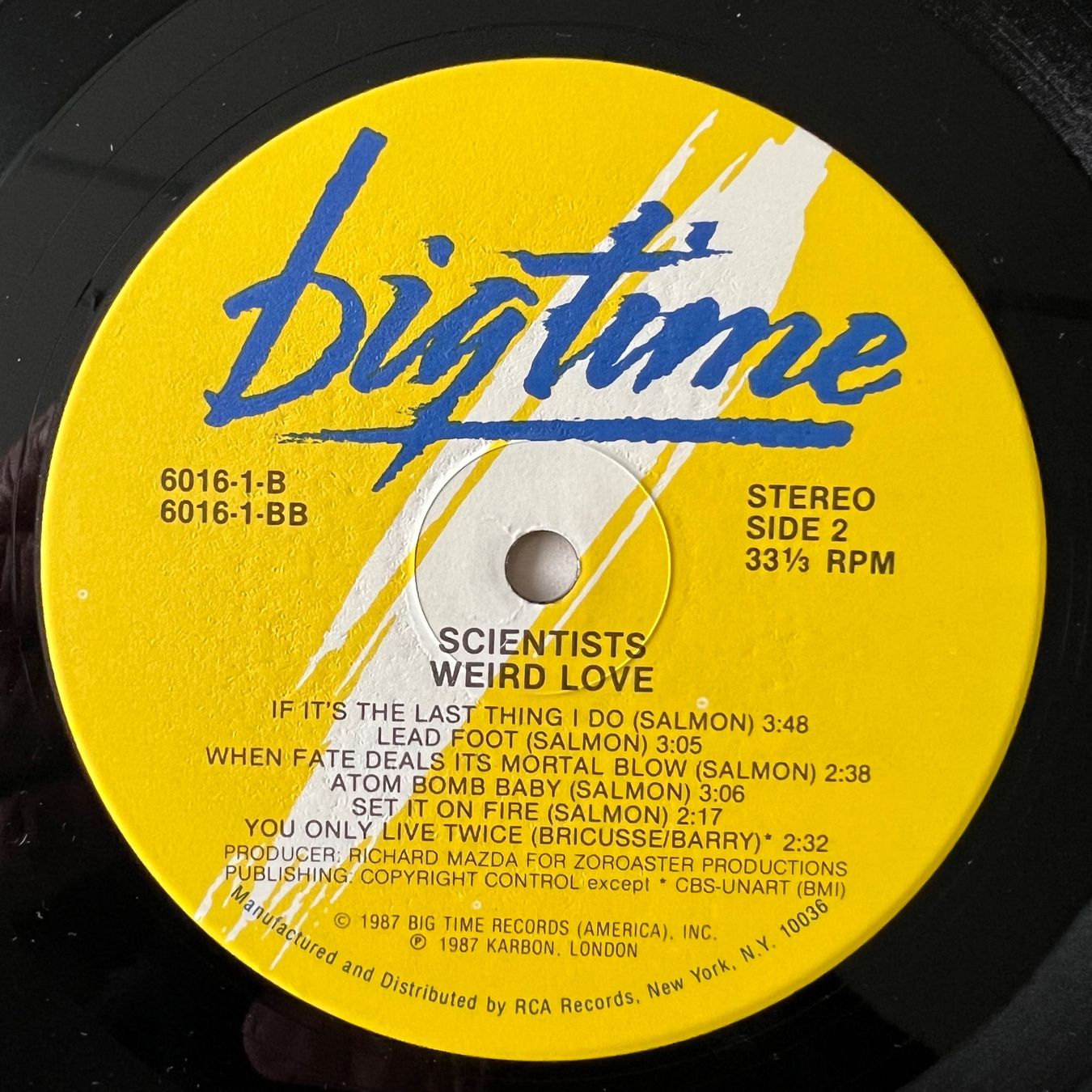 Schallplatten: Scientists - Weird Love / 1. US-Press. 1987 – Gebraucht aus Gais von soundcave57 3
