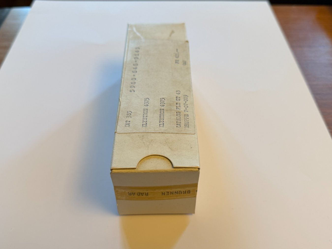 Componenti elettronici: Klystron 6975 – Nuovo (secondo la descrizione) da Huttwil venduto da Thoste 1