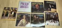 Sammlung von Luciano Pavarotti Vinyl-Schallplatten