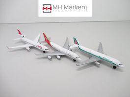 3x Modellflugzeuge Swiss/Qantas/Alitalia Ohne OVP