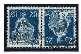 Tête-bêche K1 oblitération cachet de remplacement
