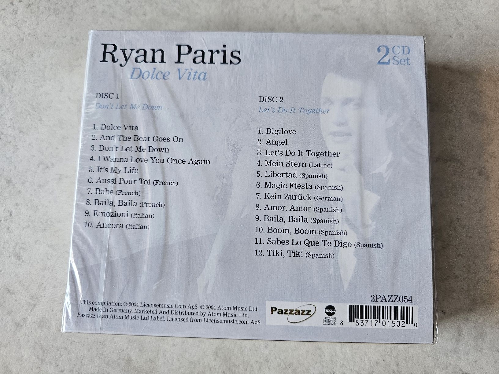 CD: Ryan Paris  -  Dolce Vita  /  2 CD Set / Fabrikneu – Nuovo e nell'imballaggio originale da Schneisingen venduto da backstore24 1