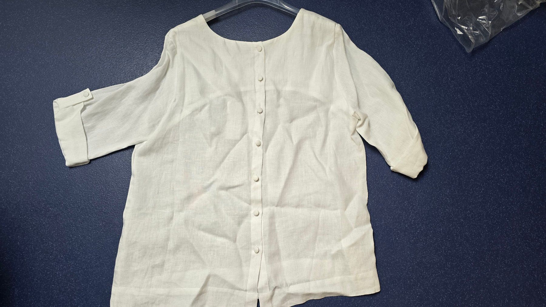 Camicette: Bluse Yasmine neu Leinen Gr. 46 – Nuovo e nell'imballaggio originale da Meggen venduto da Mcgiver_1 1