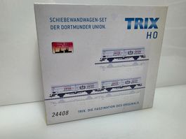 Trix H0 Schiebewandwagen-Set Dortmunder Union 24408