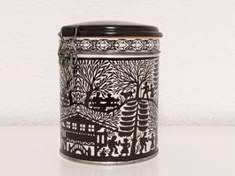 HERMET Blechdose Blechbüchse Motiv Schweiz, vintage