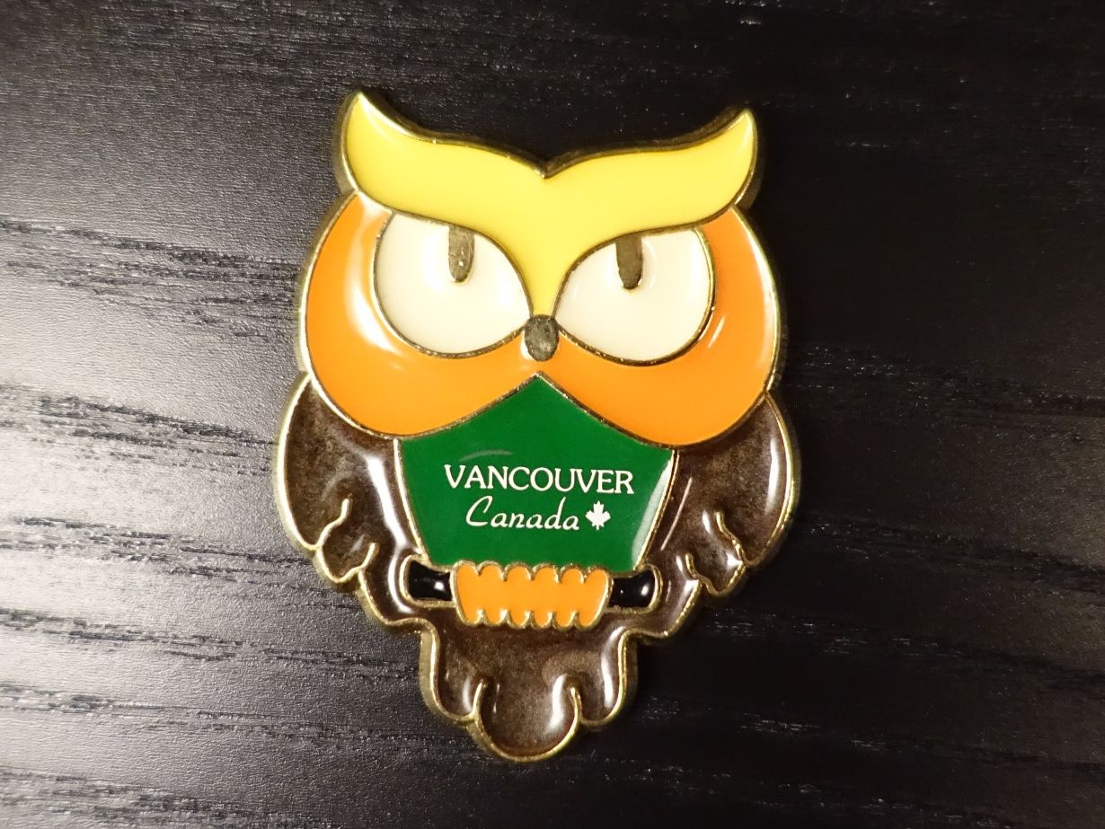 Magnets: Grosser Magnet Eule aus Vancouver Kanada – D'occasion à Russikon par Eulenfeder
