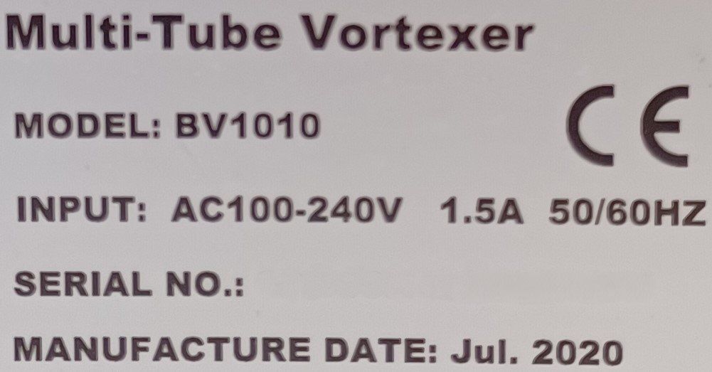 Accessori da laboratorio: Benchmark BenchMixer BV1010 Multi-Tube Vortexer – Usato da Niederdorf venduto da LeptonAG_Labor 7
