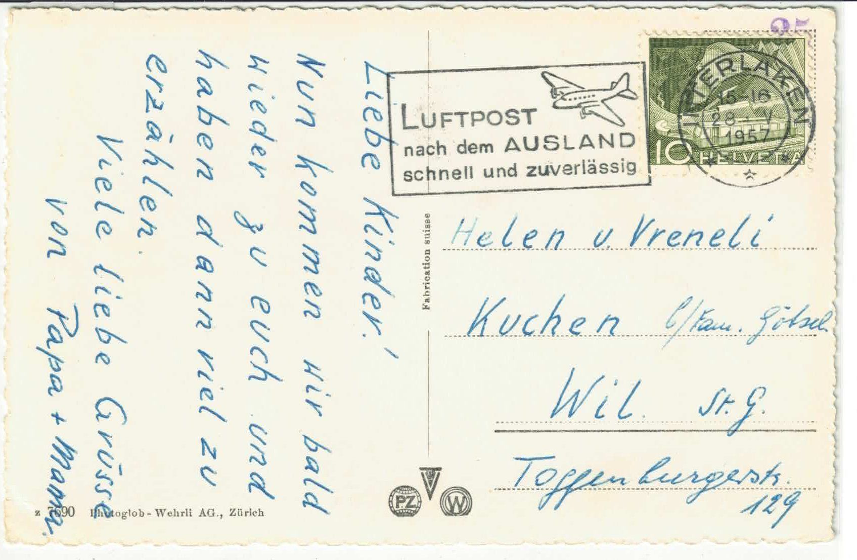 Cartoline postali: Grindelwald - Männlichen - Kuhherde – Usato da Ettingen venduto da Kartenplanet 1