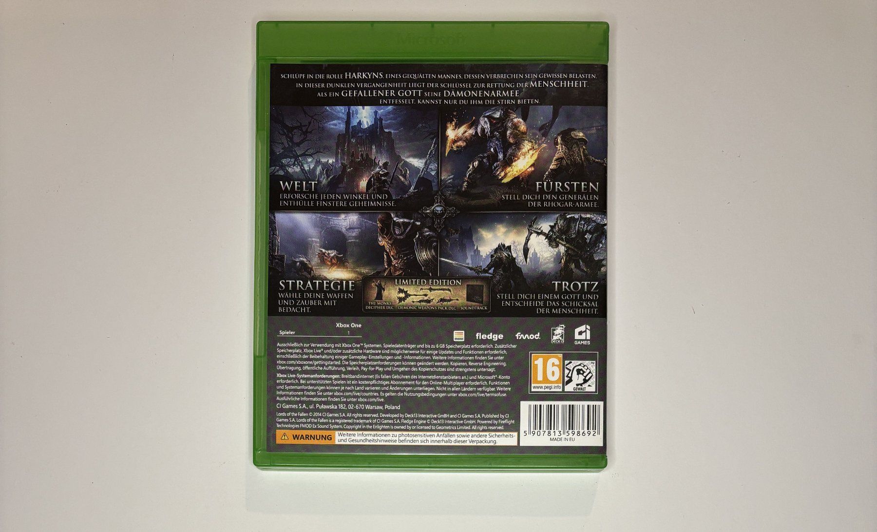 Giochi: XBOX One - Lords of the Fallen – Usato da Allschwil venduto da Bullach 2