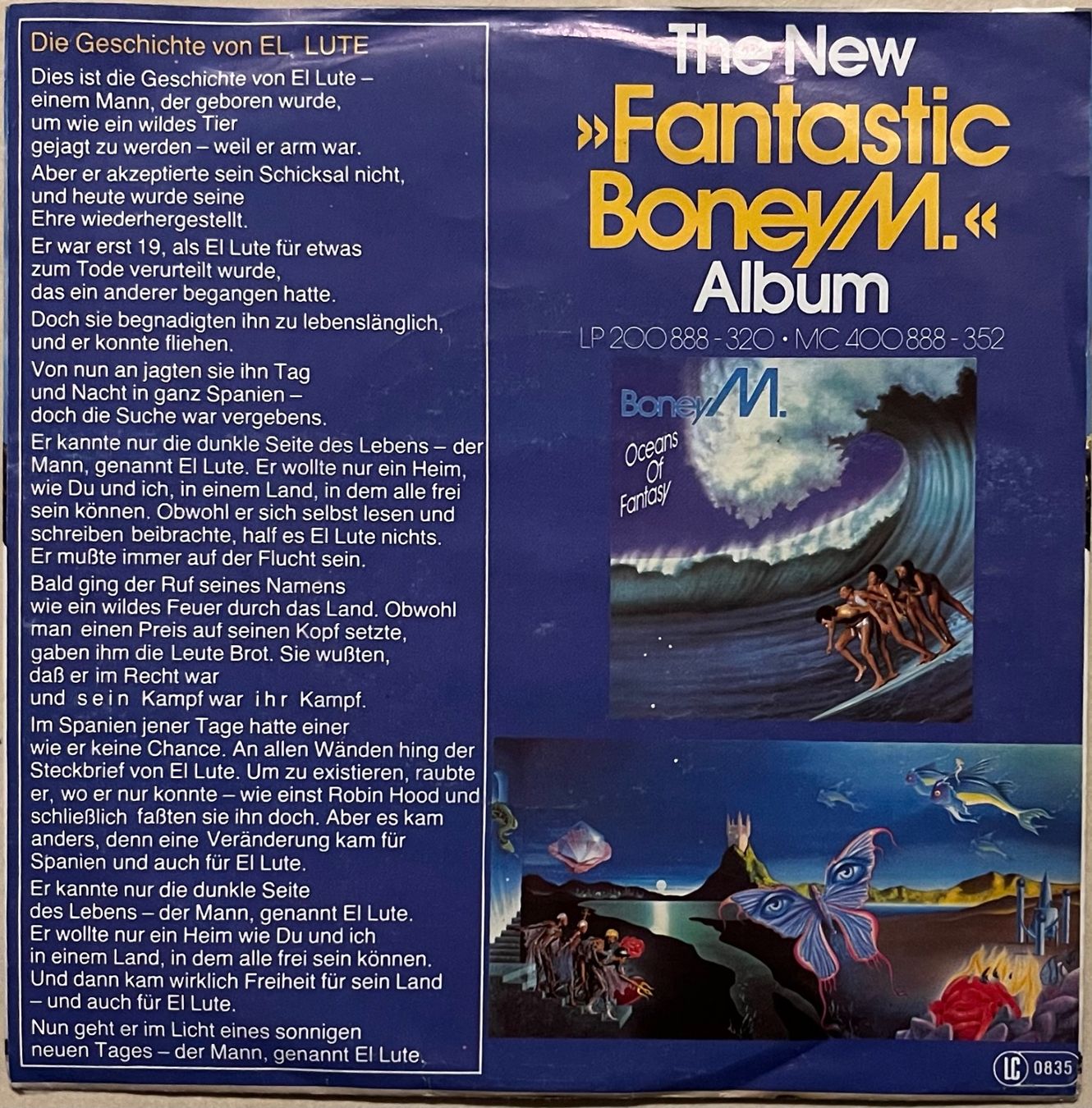 Dischi in vinile: BONEY M. - EL LUTE / GOTTA GO HOME – Usato da Bussigny venduto da vinyl-pas-cher 1