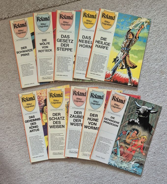 ROLAND Ritter Ungestüm, Carlsen SC, Bände 1 - 10 (Gebraucht) in Therwil ...