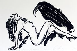 LUCIANO CASTELLI (Schweiz, *1951) Femme & Oseau, 1992