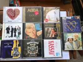 cds lot nr. 11, best of dire straits, simple minds, abba
