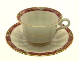 Mocca - Tasse 1940 / 1941 mit Unterteller Langenthal 002