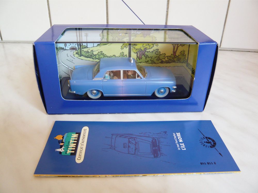VOITURE TINTIN ATLAS Ford Zephyr Six L'ile Noire EUR 10,00 - FR