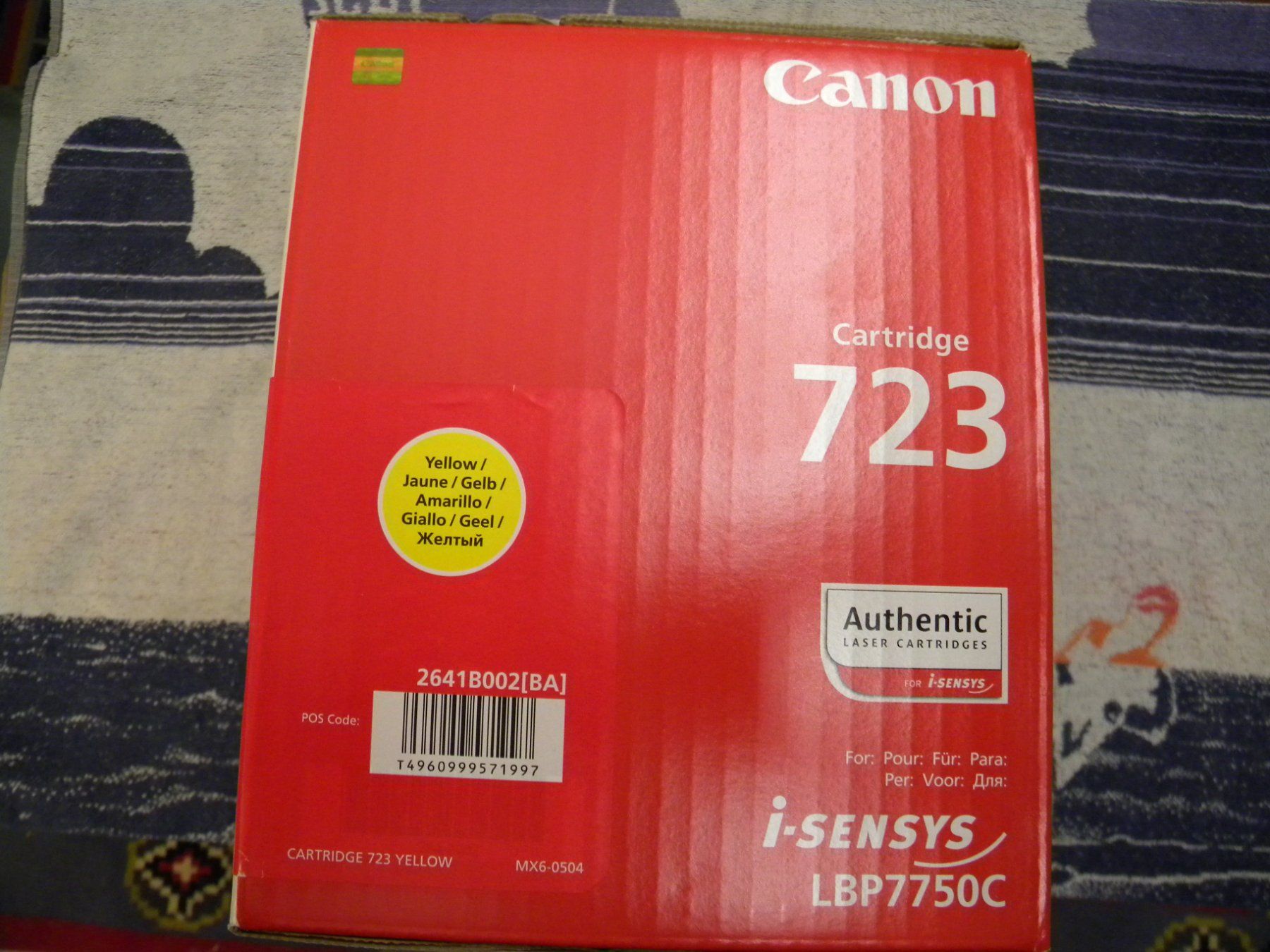 Canon Cartucce per stampanti & toner: 723 Canon yellow – Nuovo e nell'imballaggio originale da Bühler venduto da Wini100 1