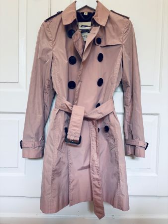 Burberry Damen Trenchcoat, nude / rosa, GR 38, Top Zustand