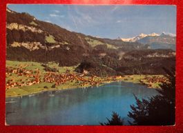 Lungern am See mit Wetterhörner 1971