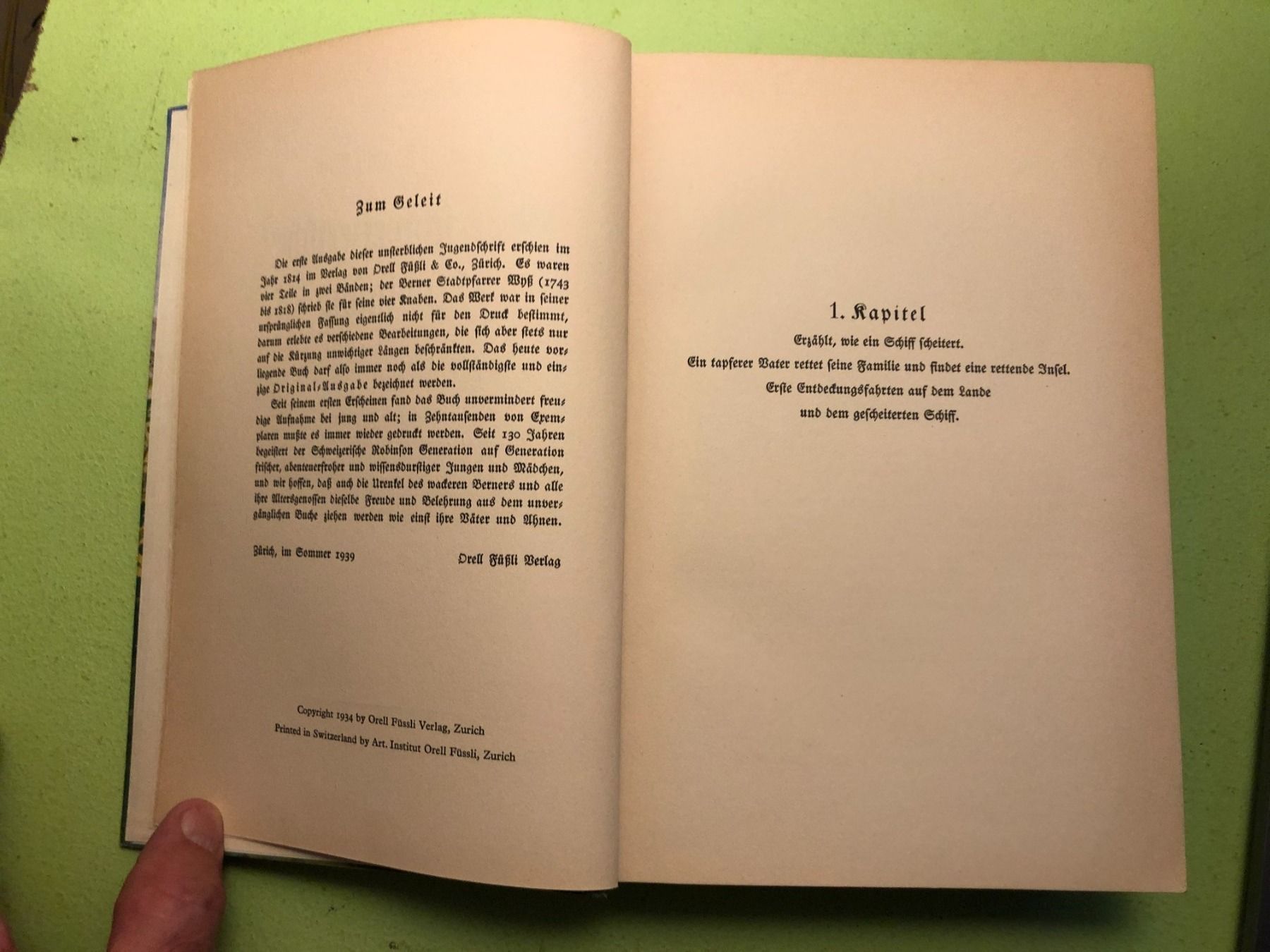 Bücher: Johann David Wyss: Der schweizerische Robinson – Neu (gemäss Beschreibung) aus Zürich von allp 2