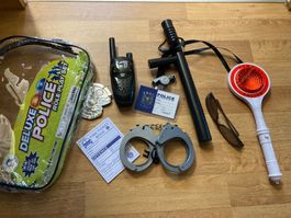 Polizei Ausrüstung Spielzeug 10 teilig