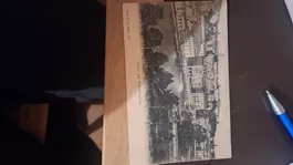Antike Postkarte von Zürich
