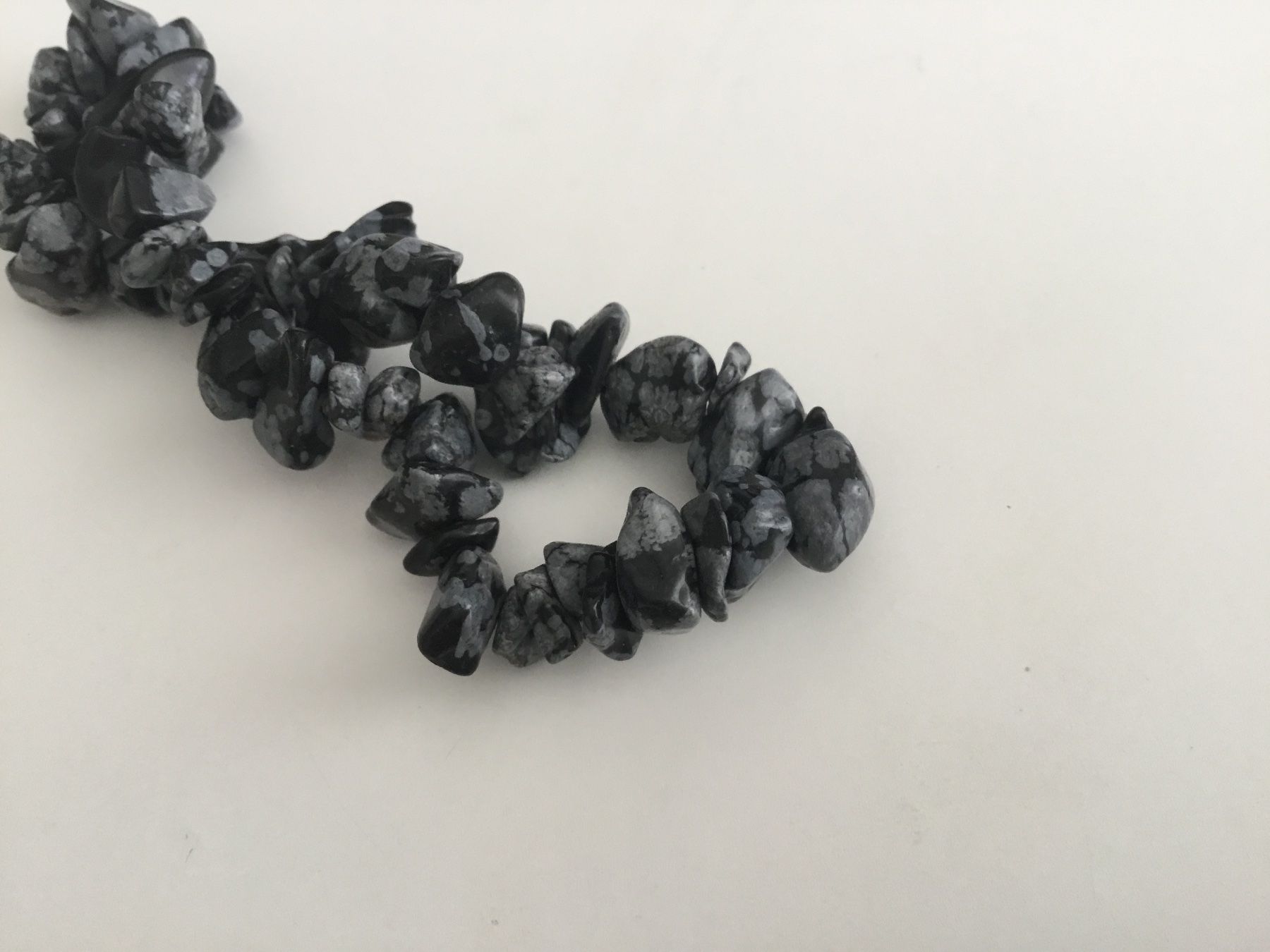 Armbänder & -reifen: Armband elastisch Schneeflocken–Obsidian – Neu und originalverpackt aus Doppleschwand von Fortuna5859 2