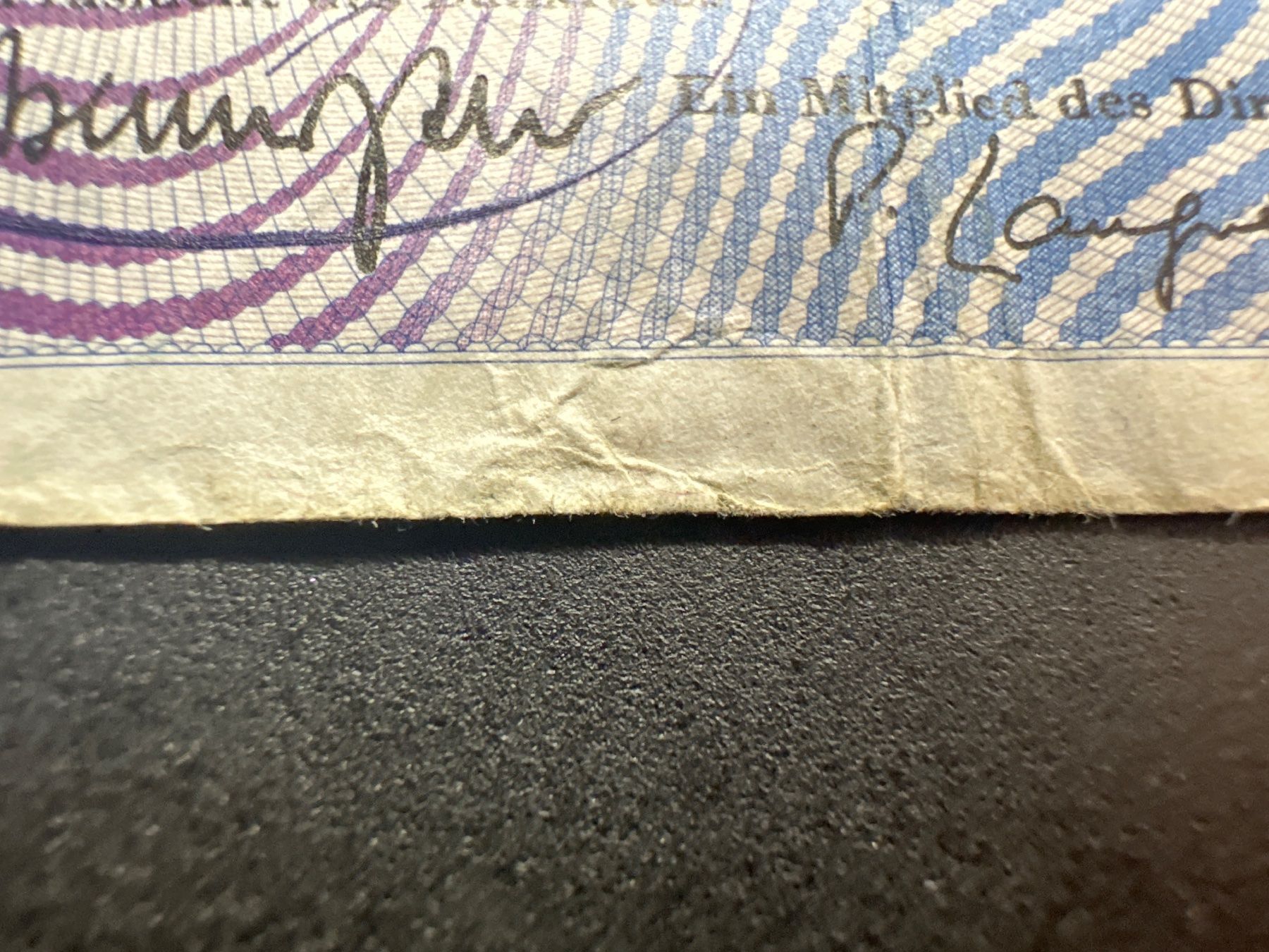 Banknoten: 20 Fr.-Note Schweiz 1976 – Gebraucht aus Herisau von herau 2