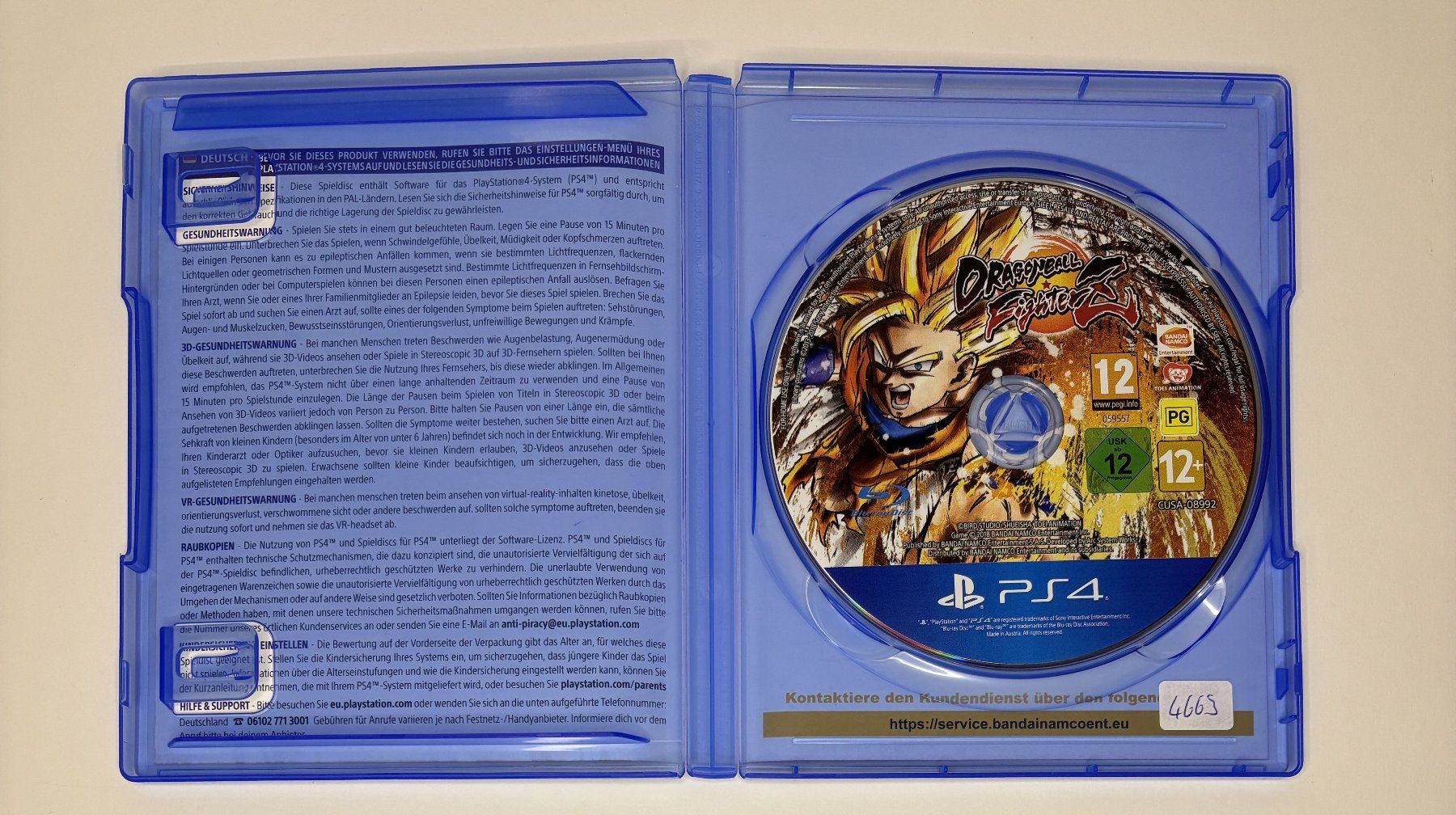 Giochi: PS4 - Dragon Ball FighterZ – Usato da Allschwil venduto da Bullach 1
