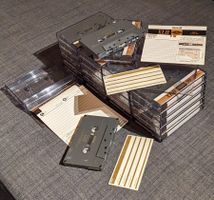22x Maxell XLII 90 Kassetten Chrome Type II neuwertig! 80s